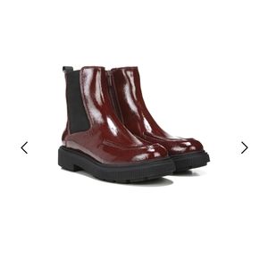 FRANCO SARTO Burgundy  Lug Sole Boots